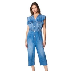 NWOT Blank NYC Sleeveless Denim Jumpsuit, XS